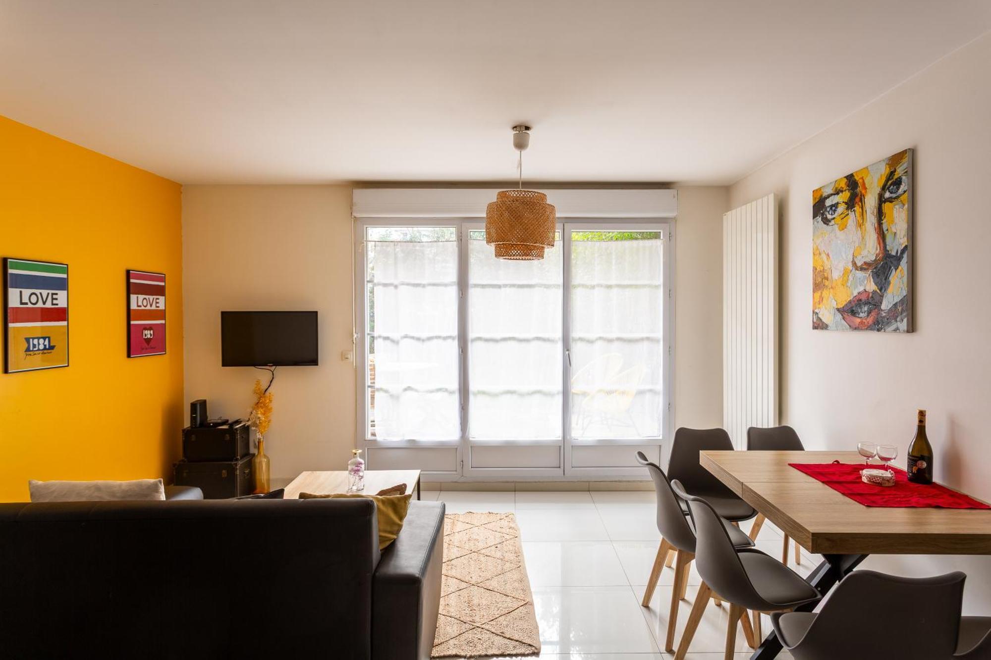 Happy Stay Disney Two - Apartment With Garden & Parking Montévrain Dış mekan fotoğraf